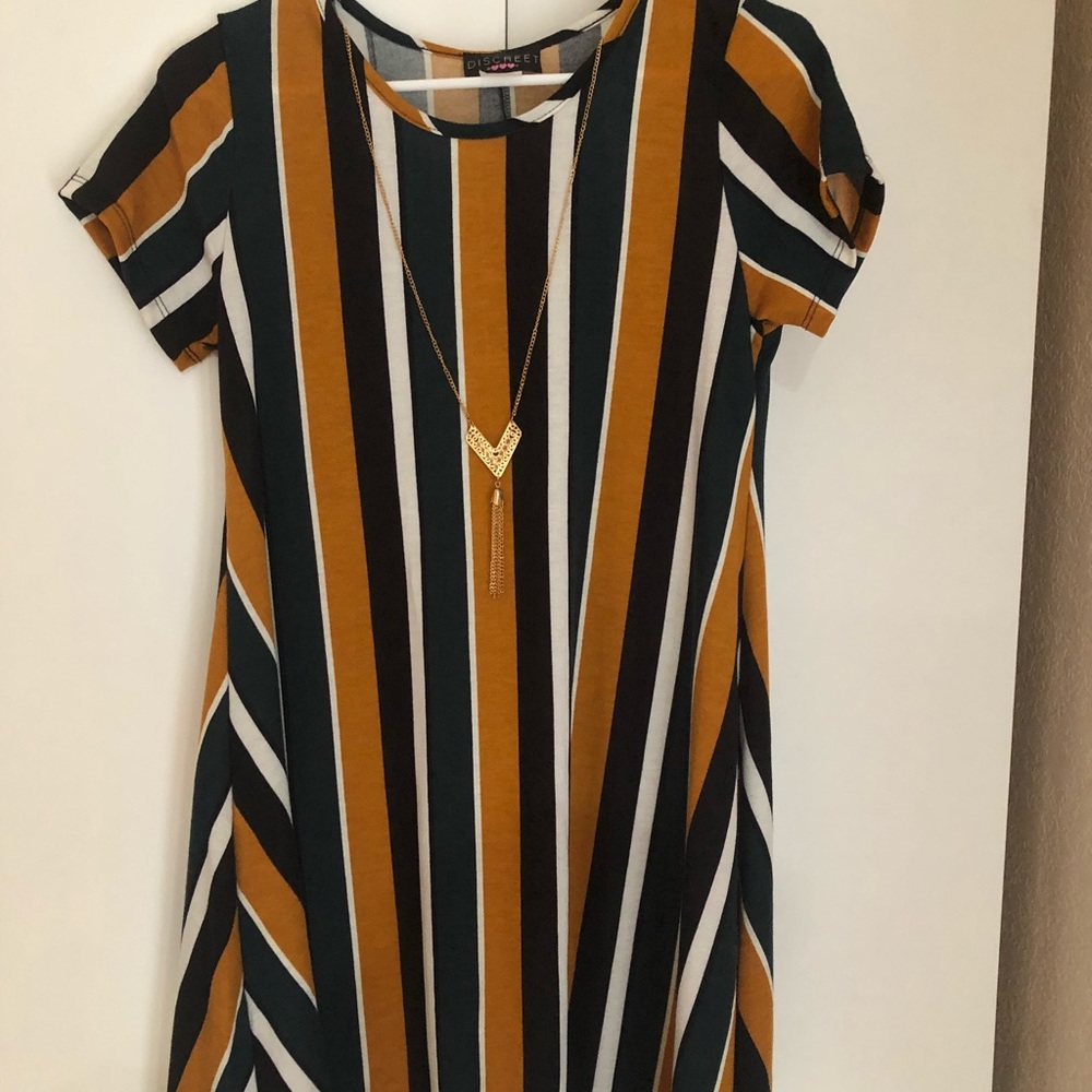 Flare Dress + Necklace